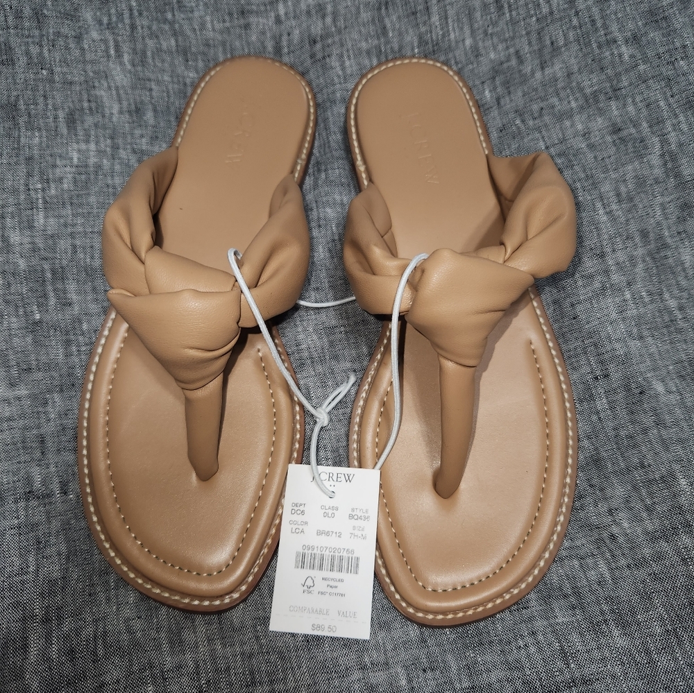 J. Crew Tan Women's Sandals 7.5